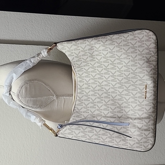 Laney Large Signature Logo Hobo Shoulder Bag - Picture 4 of 5